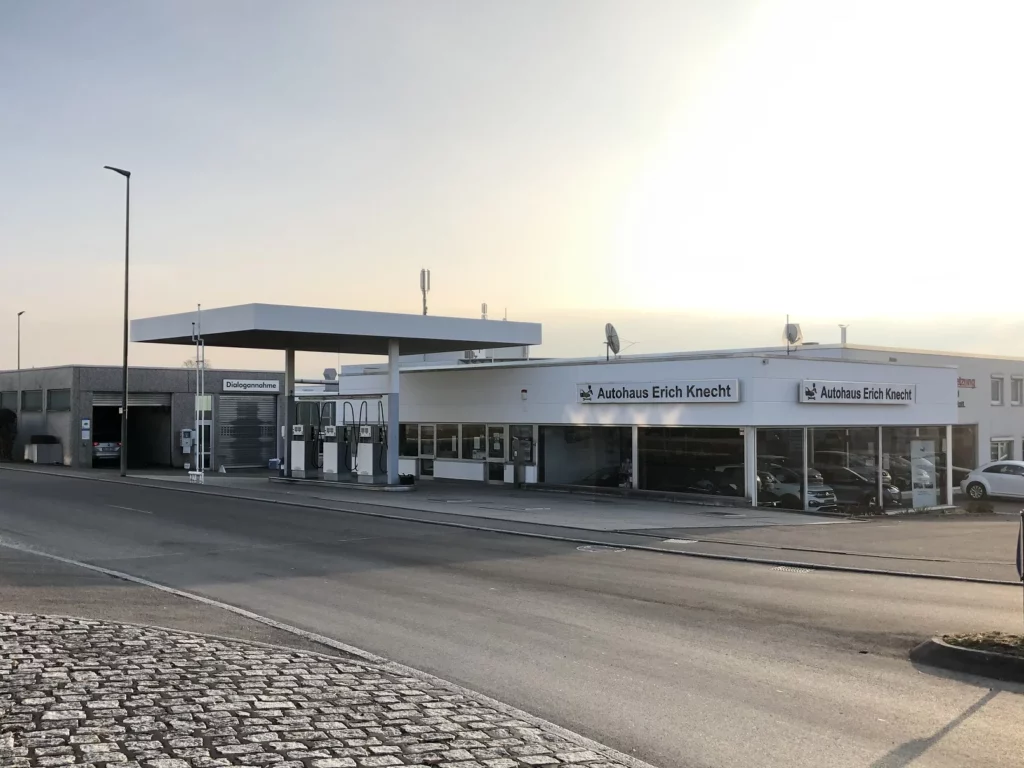 Das Bild zeigt das Autohaus Knecht